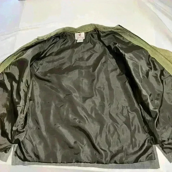 Vintage Quacker Factory Harvest Zip Halloween Pumpkin Leather Jacket Womens 1X - Picture 8 of 15